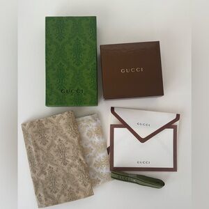 Gucci Empty Boxes small. Includes Extras!